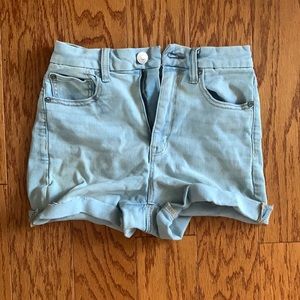 American eagle high waisted stretchy jean shorts